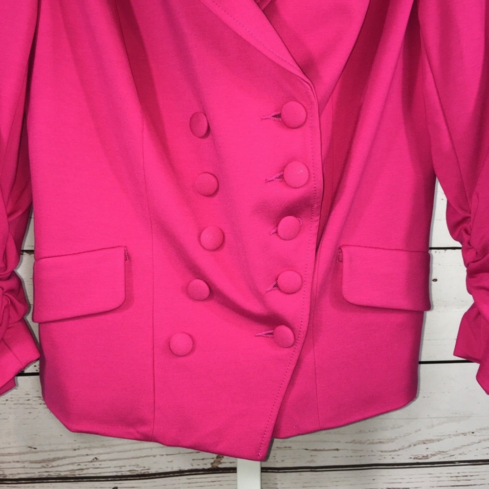 3 for $25 INC Button Front Pink Jacket Size M - Picture 5 of 8